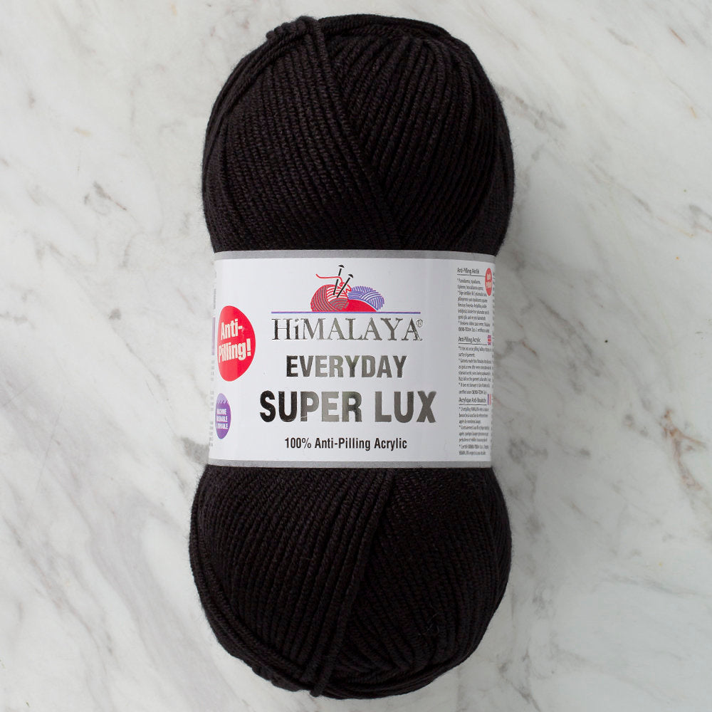Himalaya Everyday Super Lux Siyah El Örgü İpi - 73430
